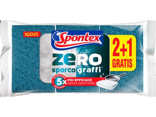SPUGNA SPONTEX ZEROGRAFFI x2+1PZ